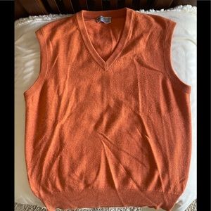 Turnbull & Asser 100% Cashmere V-neck Sweater Vest